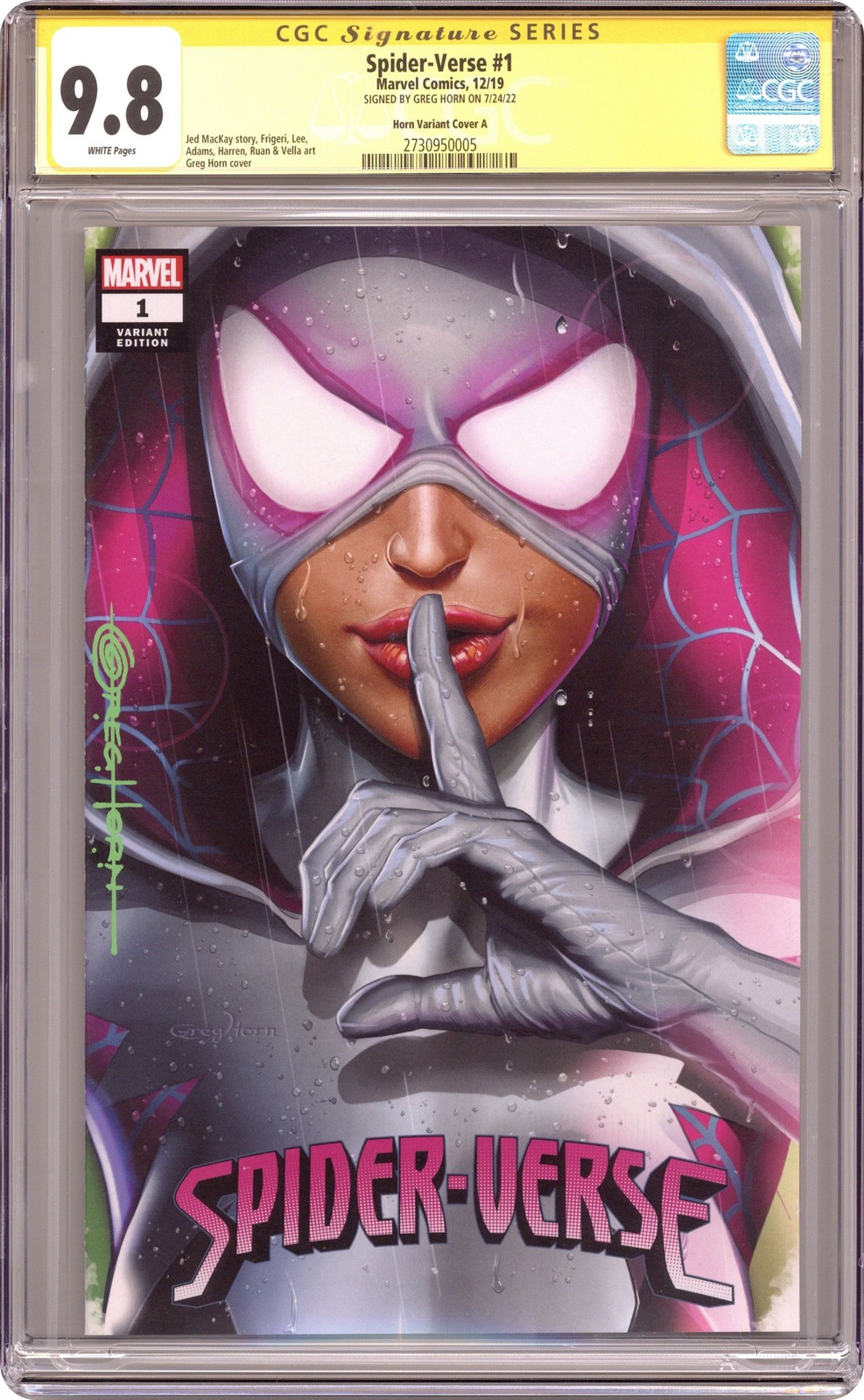 Spider-Verse 1HORN.A CGC 9.8 SS Horn 2019 2730950005