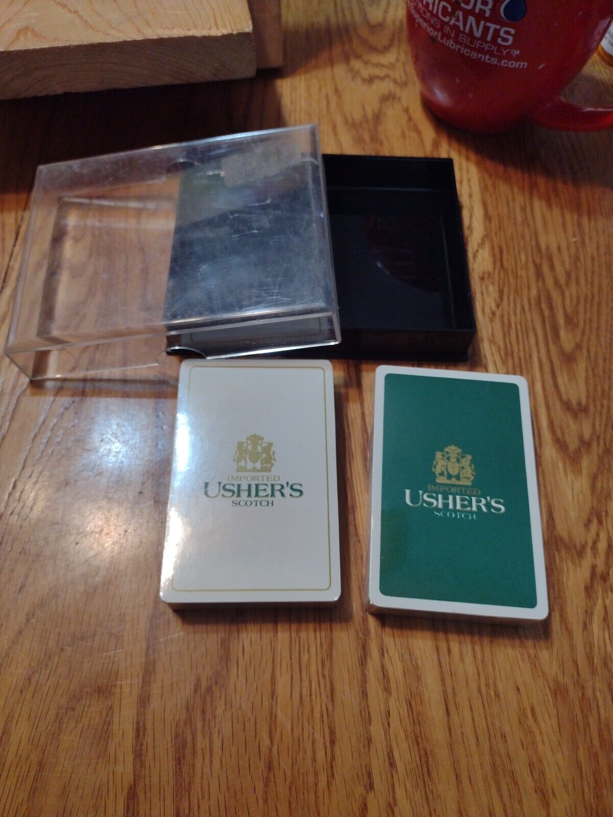 USHER'S SCOTCH playing cards  New SEALED 2 UNOPENED DECKS