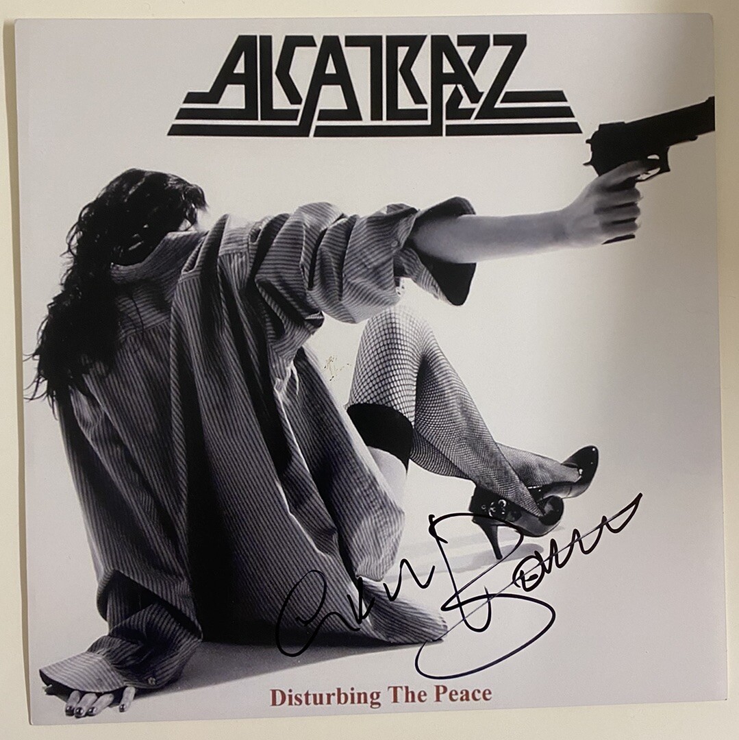 Graham Bonnet (Alcatrazz) *HAND SIGNED* 12x12 photo - Disturbing The Peace Graham Bonnet (Alcatrazz) *HAND SIGNED* 12x12 photo - Disturbing The Peace