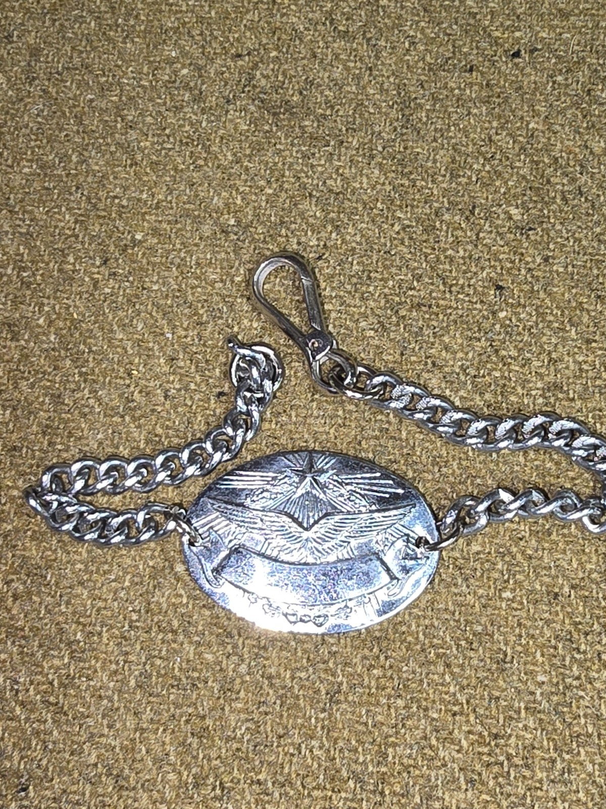 WWII French Pilot Bracelet. WWII French Pilot Bracelet.