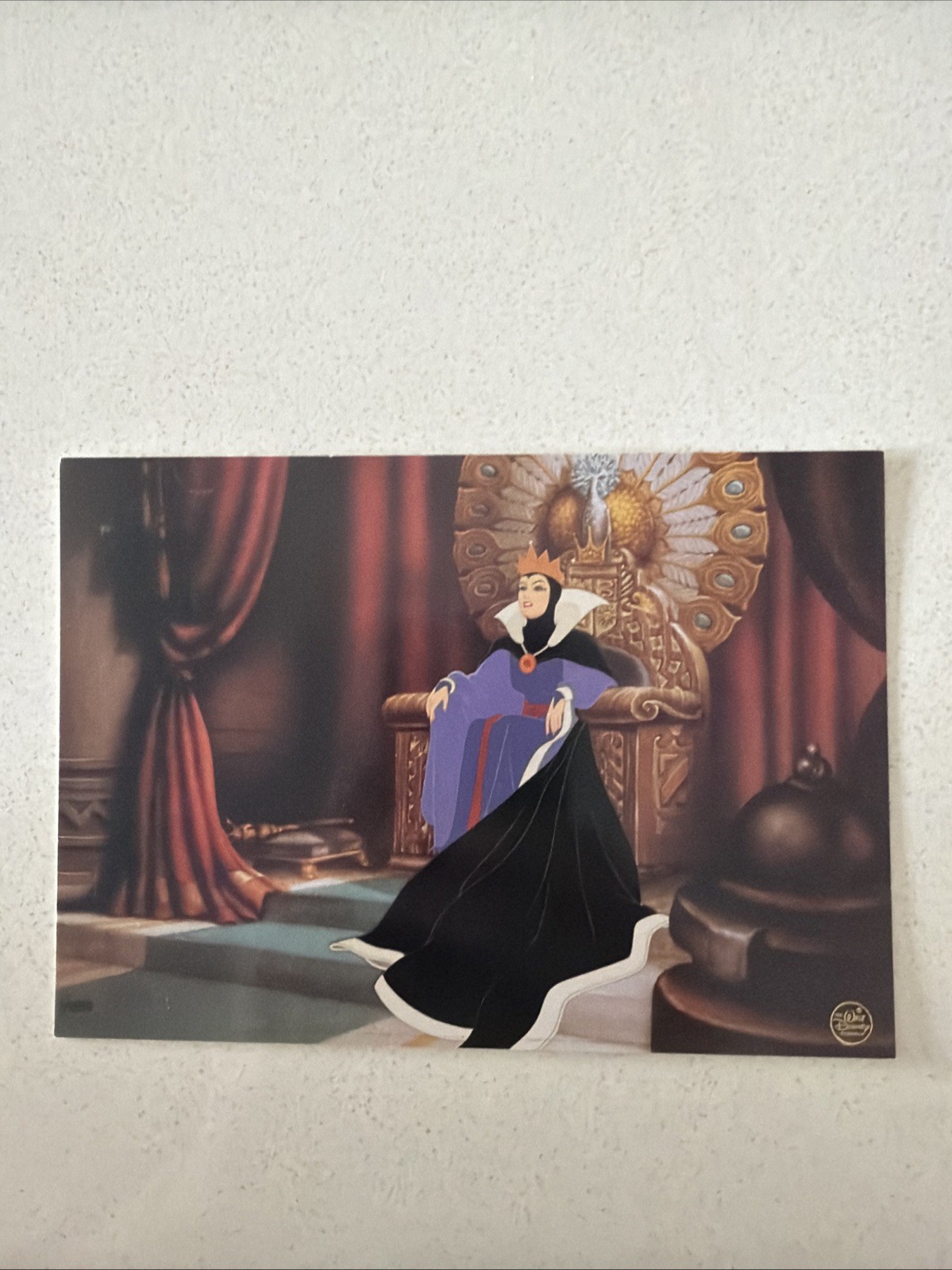 Disney Snow White Wicked Queen Limited Edition Cel Walt Disney Art Classics COA Disney Snow White Wicked Queen Limited Edition Cel Walt Disney Art Classics COA