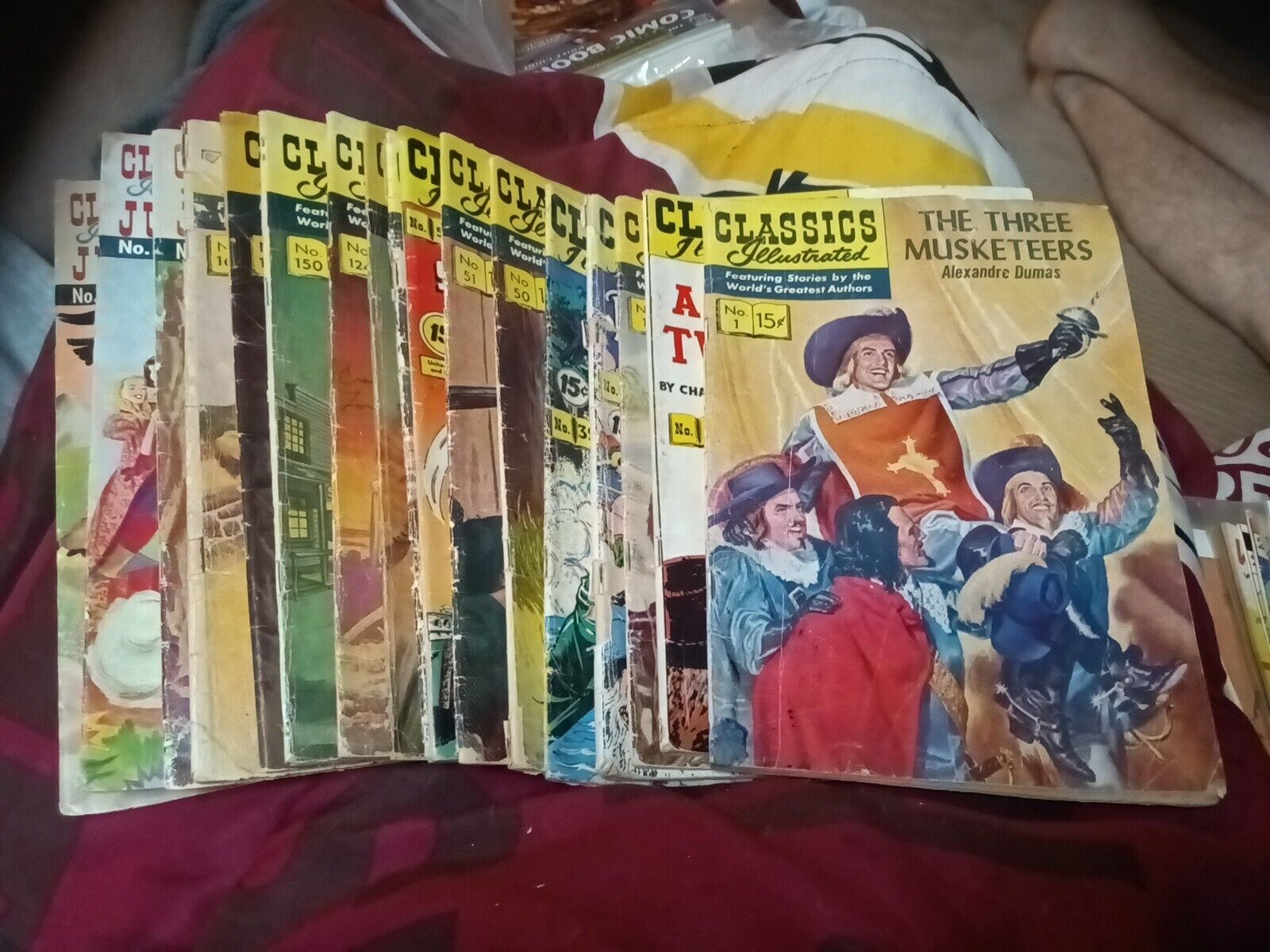 Classics Illustrated 18 Issue Silver Golden Age Comics Lot Collection Tom Sawyer