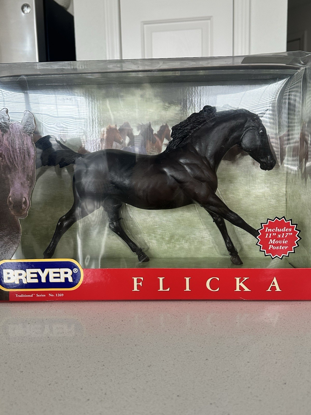 Breyer Flicka #1269 Traditional Series Movie Horse NIB w/ Poster 2006