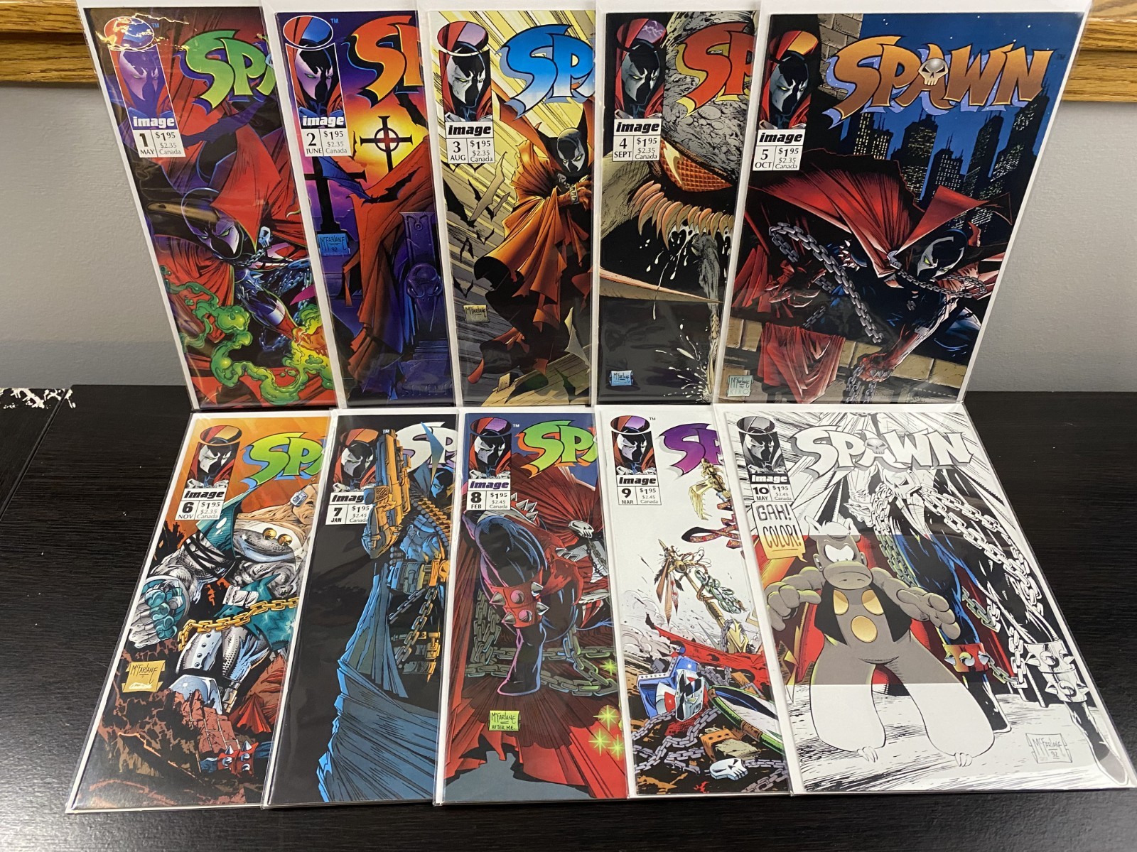 Spawn #1-10 NM High Grade Comic Lot (1992 Image Comics) Spawn #1-10 NM High Grade Comic Lot (1992 Image Comics)