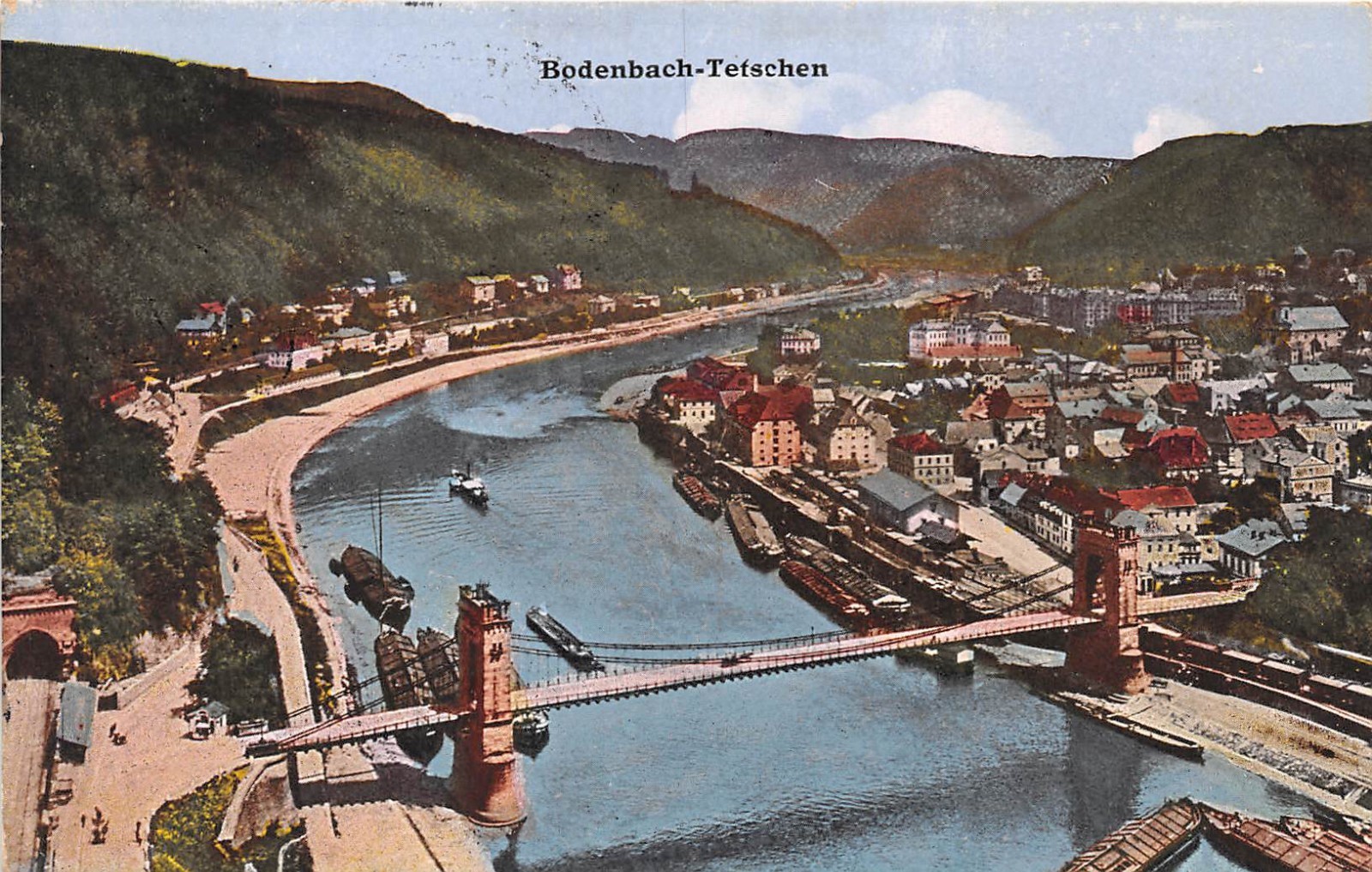 Postcard Decin Decin / Tetschen-Bodenbach postcard 1930 (d41644)