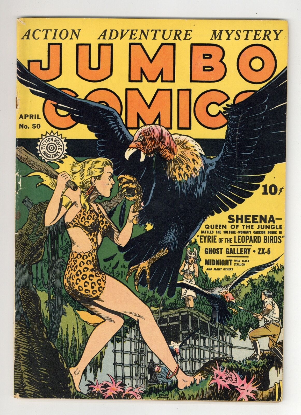 Jumbo Comics #50 VG+ 4.5 1943