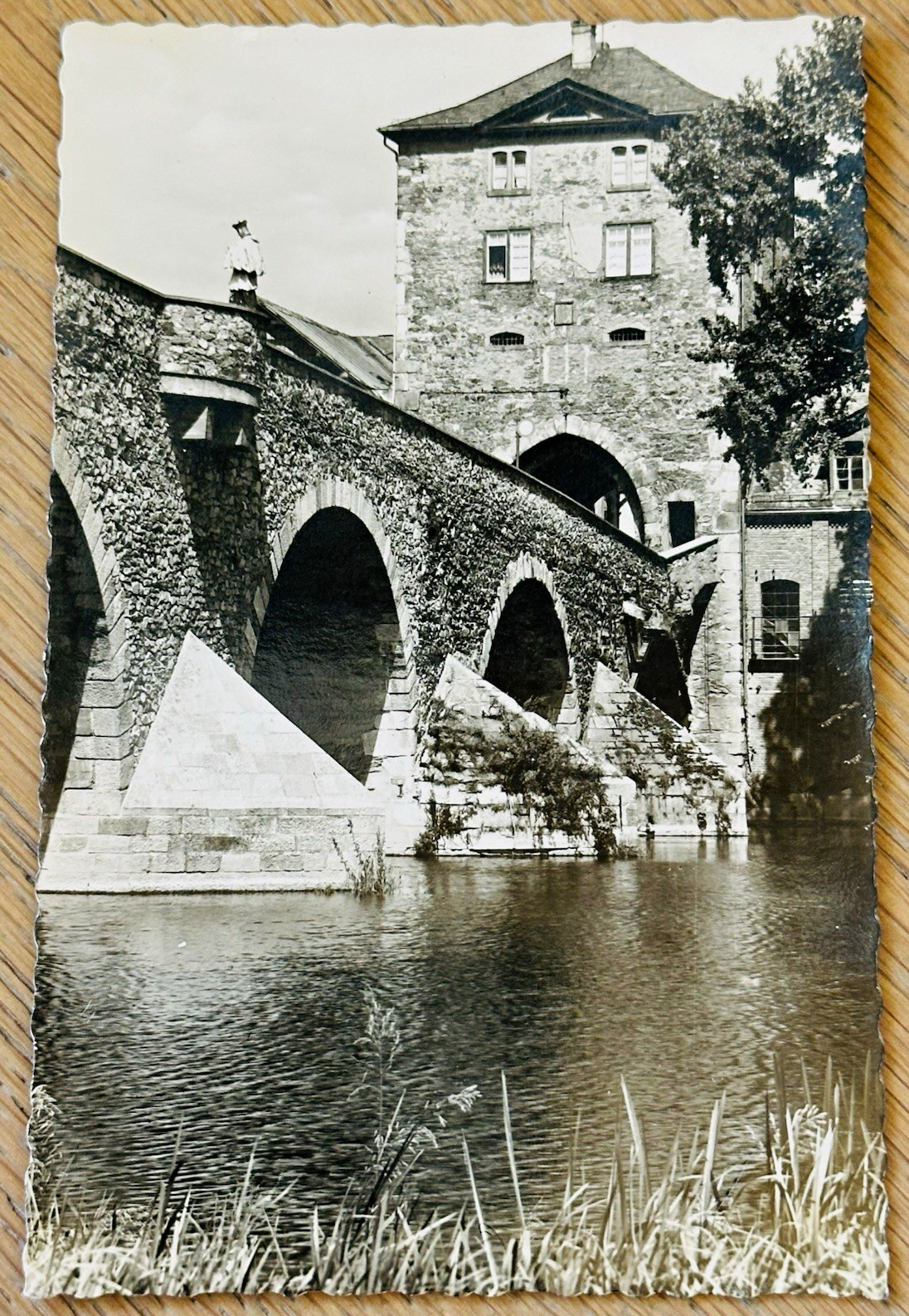 VTG 1954 RPPC LIMBURG AN DER LAHN BRUECKENTURM GERMANY Old Lahn Bridge Unposted VTG 1954 RPPC LIMBURG AN DER LAHN BRUECKENTURM GERMANY Old Lahn Bridge Unposted