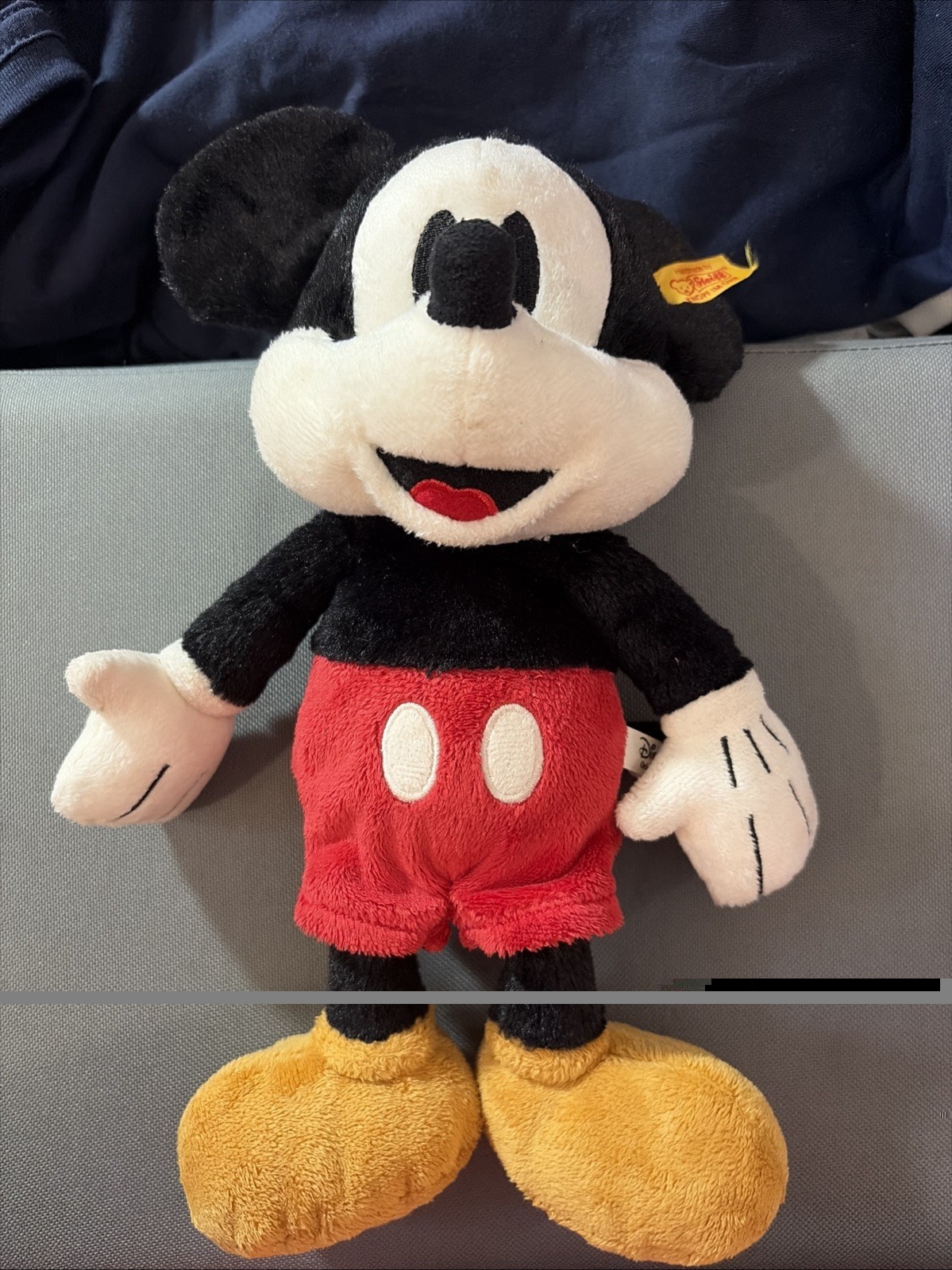 Steiff Disney Mickey Mouse 12" Plush Toy Tag Button in Ear Stuffed Animal Steiff Disney Mickey Mouse 12" Plush Toy Tag Button in Ear Stuffed Animal