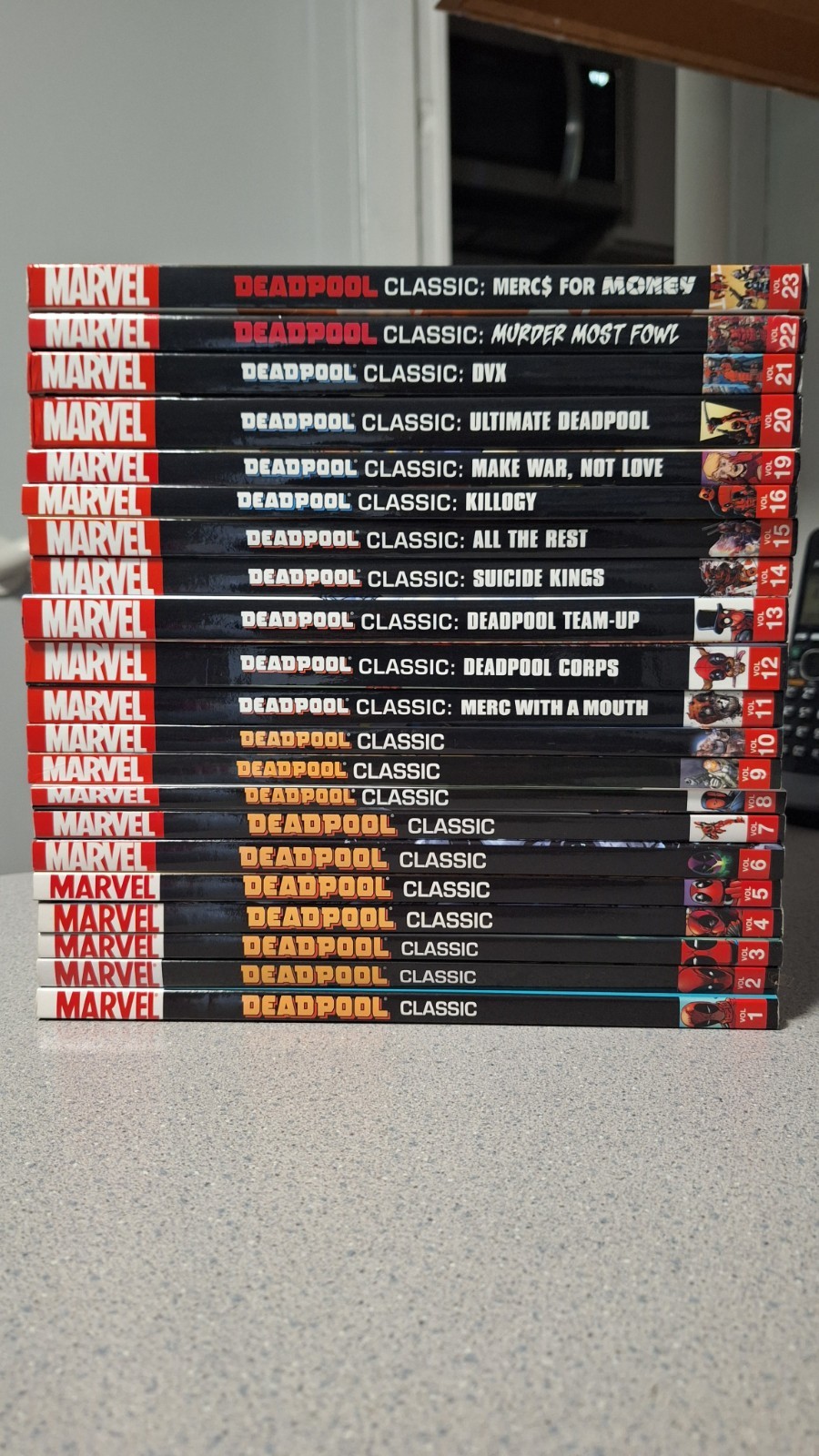 Deadpool Classic Tpb Lot Set COMPLETE 1-23 Full Run Rare OOP Out Of Print Marvel