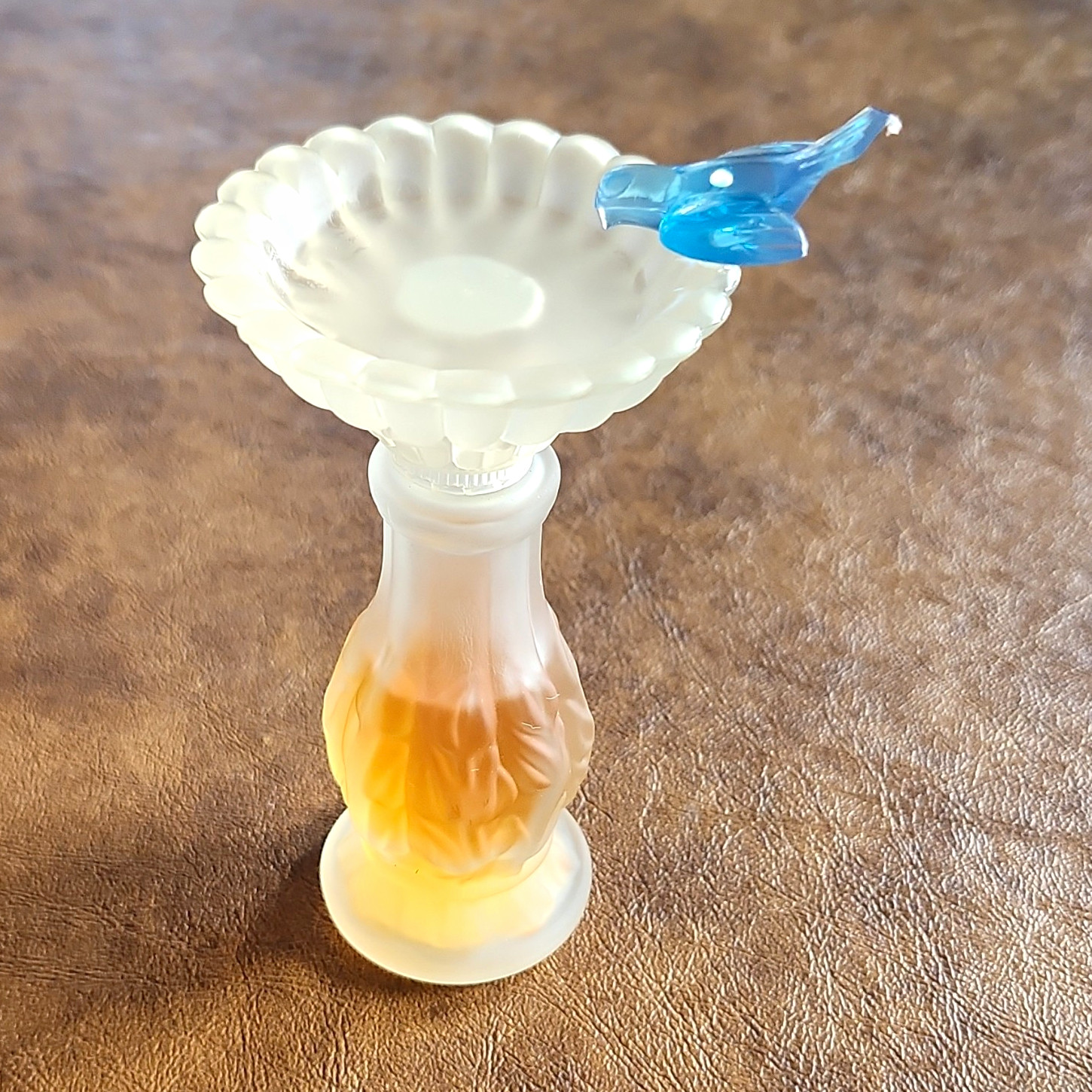 Vintage 1970s Avon "Song of Spring" Bird Bath Perfume Bottle - Sweet Honesty 1oz Vintage 1970s Avon "Song of Spring" Bird Bath Perfume Bottle - Sweet Honesty 1oz
