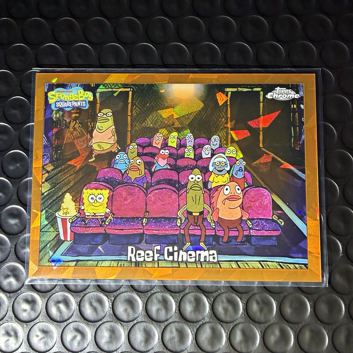 2025 Topps Chrome SpongeBob SquarePants Sapphire Reef Cinema #132 Orange #3/25 2025 Topps Chrome SpongeBob SquarePants Sapphire Reef Cinema #132 Orange #3/25