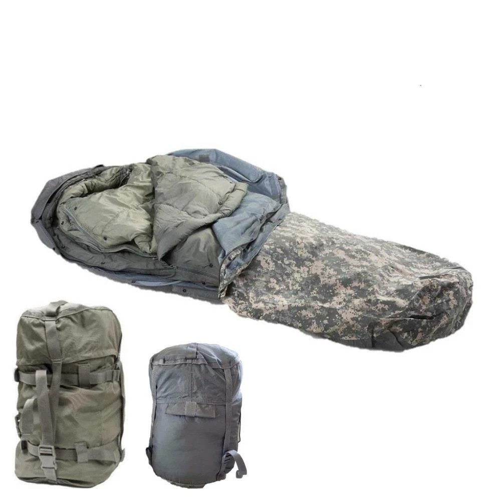 USGI MSS Modular Sleep System 5 Piece ACU Bags are in VGC USGI MSS Modular Sleep System 5 Piece ACU Bags are in VGC