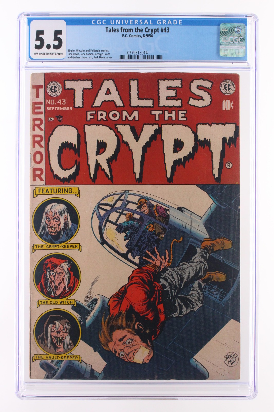 Vault of Horror #30 - E.C. Comics 1953 CGC 4.0 Classic dismemberment cover. Vault of Horror #30 - E.C. Comics 1953 CGC 4.0 Classic dismemberment cover.