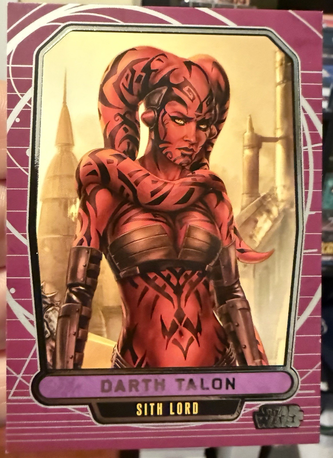 2012 Topps Star Wars Galactic Files Darth Talon Sith Lord #220 2012 Topps Star Wars Galactic Files Darth Talon Sith Lord #220