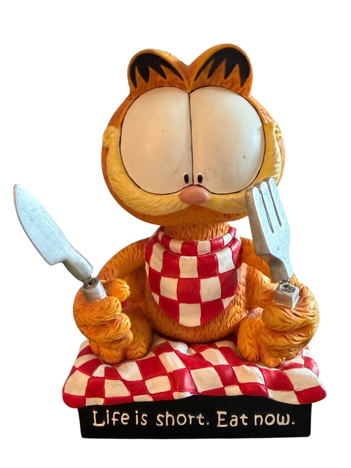 Westland Giftware Garfield Figurine Life Is Short. Eat Now. MPN 2387