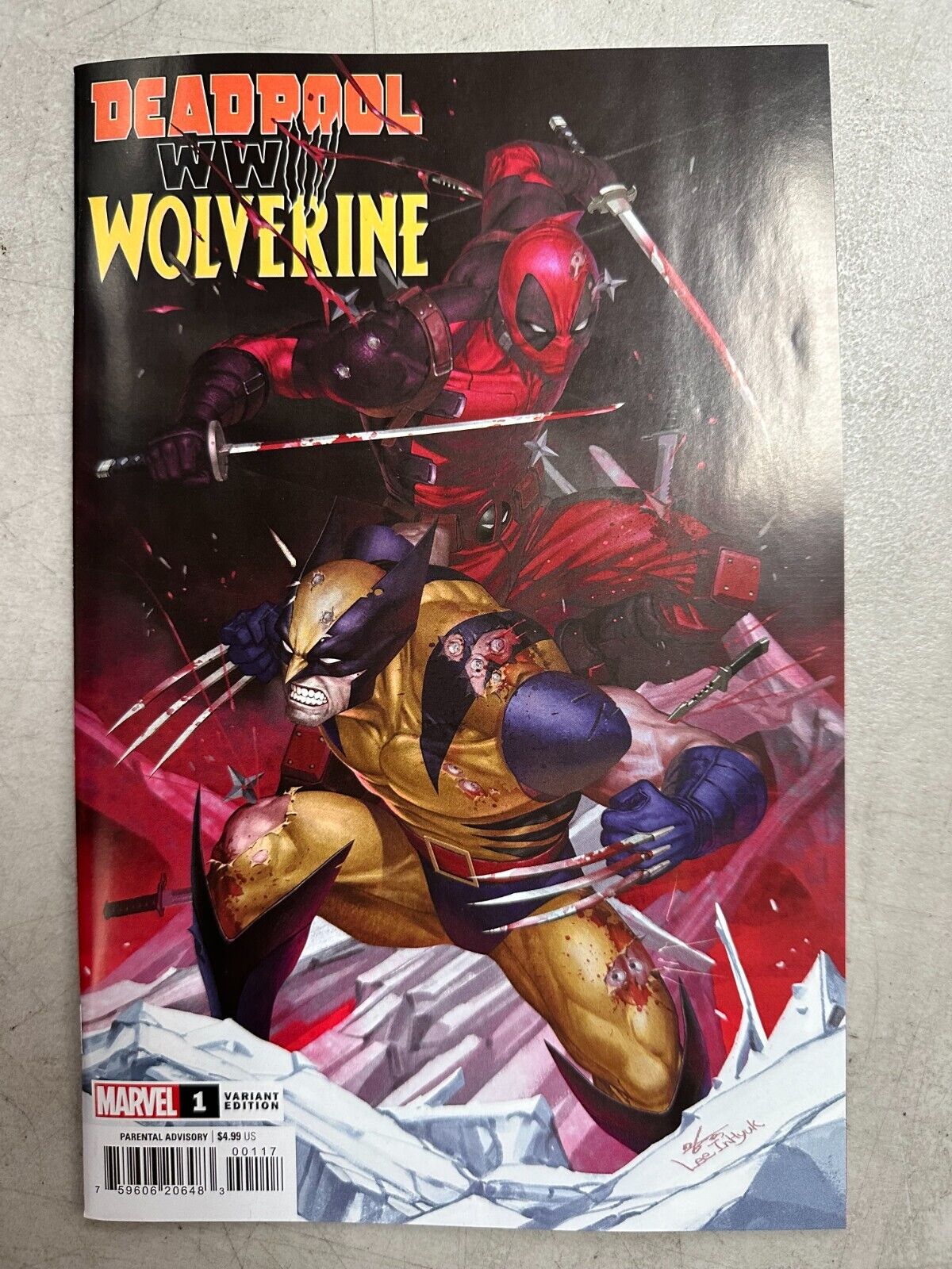Deadpool Wolverine WWIII #1 (2024) 1:25 InHyuk Lee Variant Cover NM *IN-HAND*