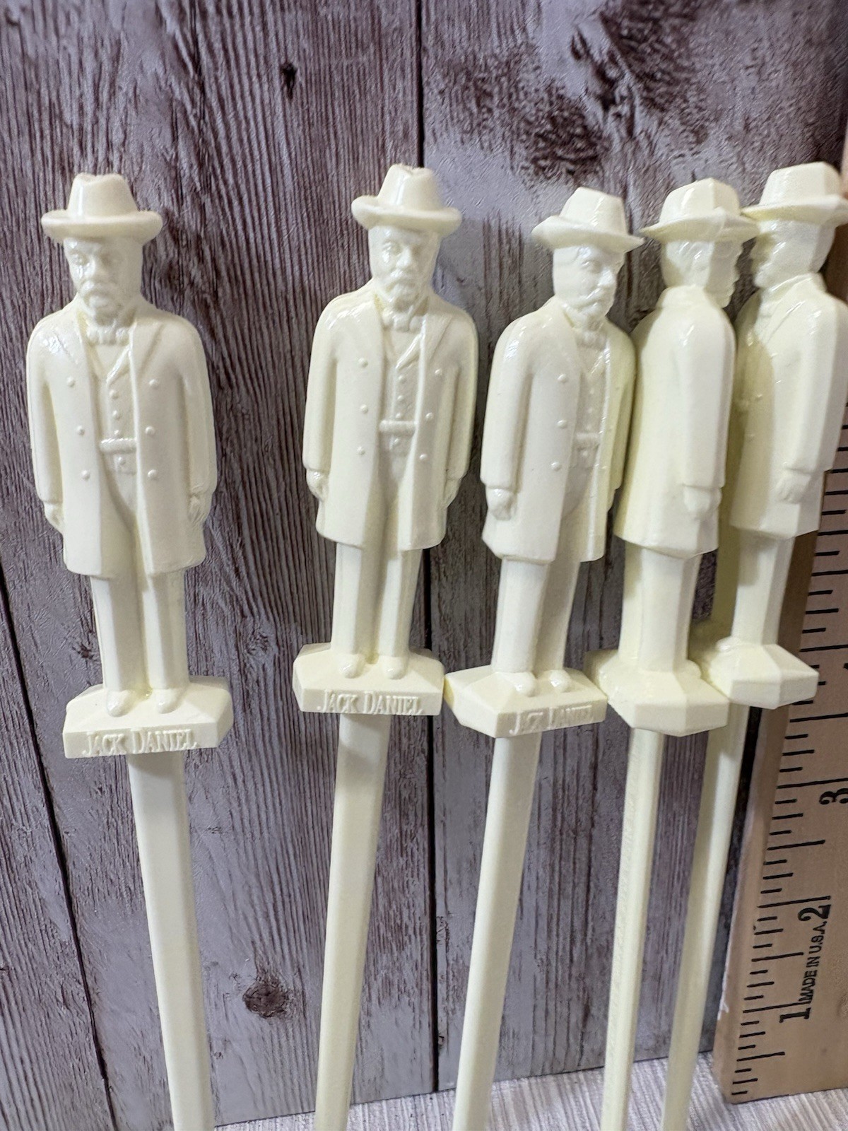 6 VTG JACK DANIELS Whiskey Cocktail Drink Stir Swizzle Sticks Stirrers 6 VTG JACK DANIELS Whiskey Cocktail Drink Stir Swizzle Sticks Stirrers
