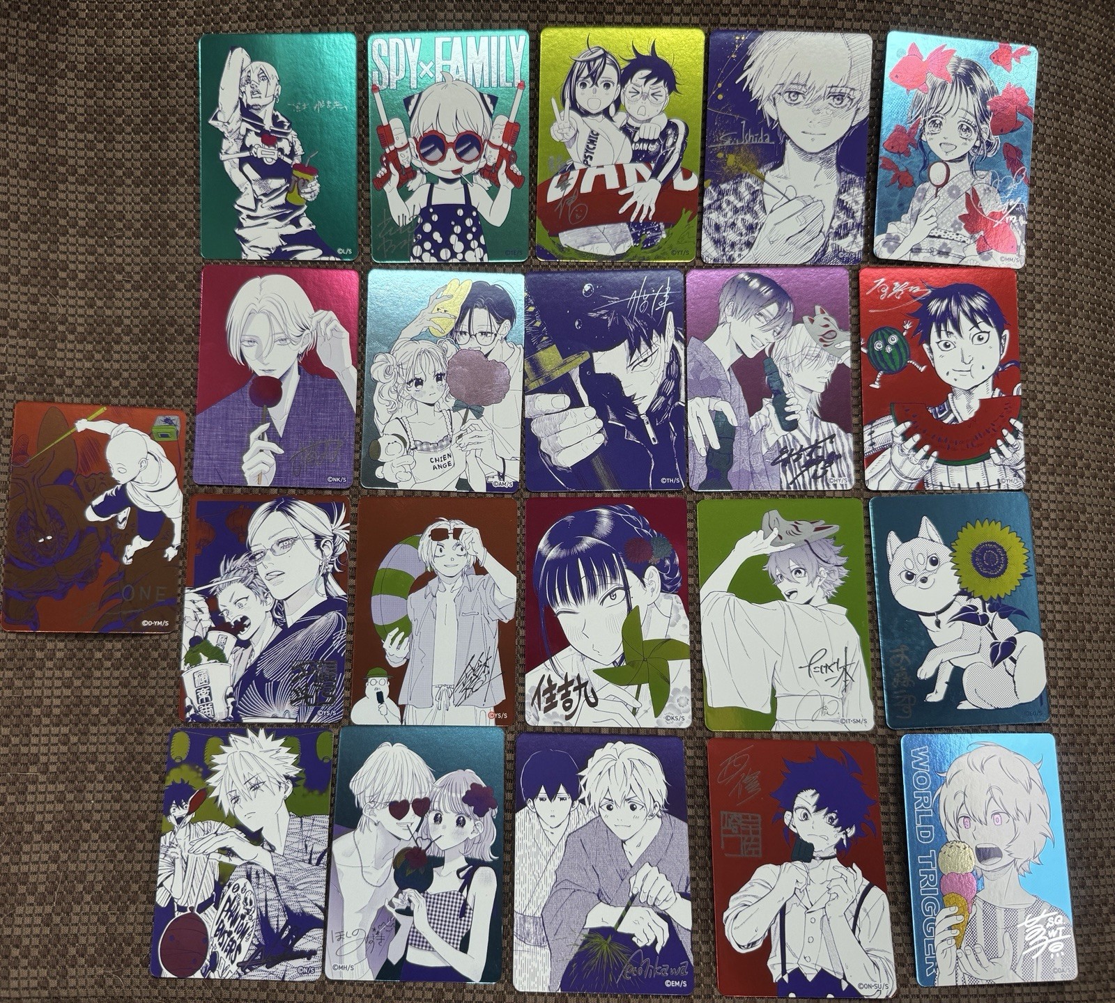 Natsucomi 2026 Limited Metakira Metallic Card Set of 21 shonen jump Natsucomi 2026 Limited Metakira Metallic Card Set of 21 shonen jump