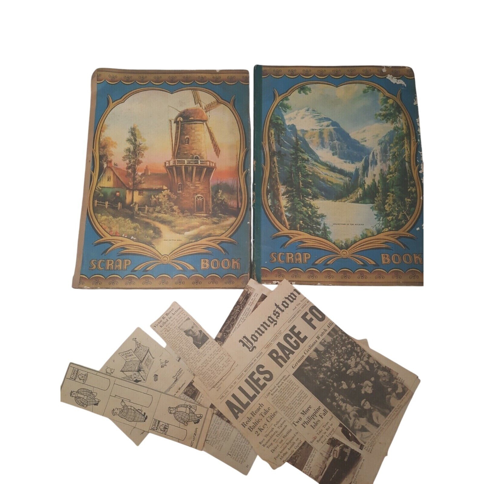 VTG 1940s Scrapbook Lot WWII Era Comics Jokes Newspaper Clippings 1 Blank READ VTG 1940s Scrapbook Lot WWII Era Comics Jokes Newspaper Clippings 1 Blank READ