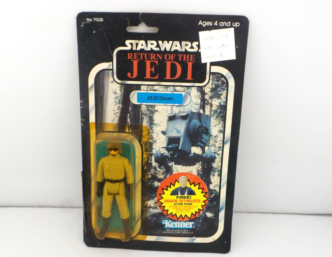 Vintage Star Wars AT-ST Driver Action Figure Kenner ROTJ Anakin Offer
