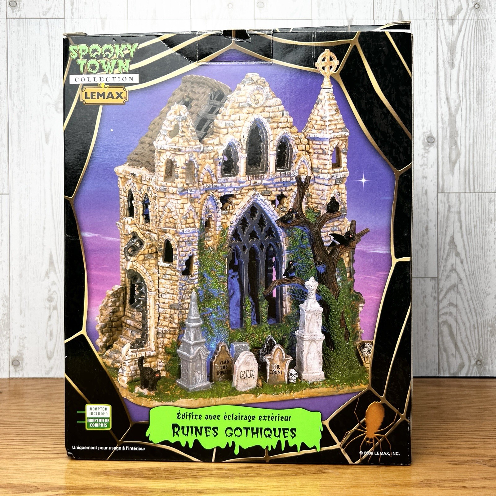 Lemax Spooky Town Collection Gothic Ruins Exterior Lighted Building 2006 Lemax Spooky Town Collection Gothic Ruins Exterior Lighted Building 2006