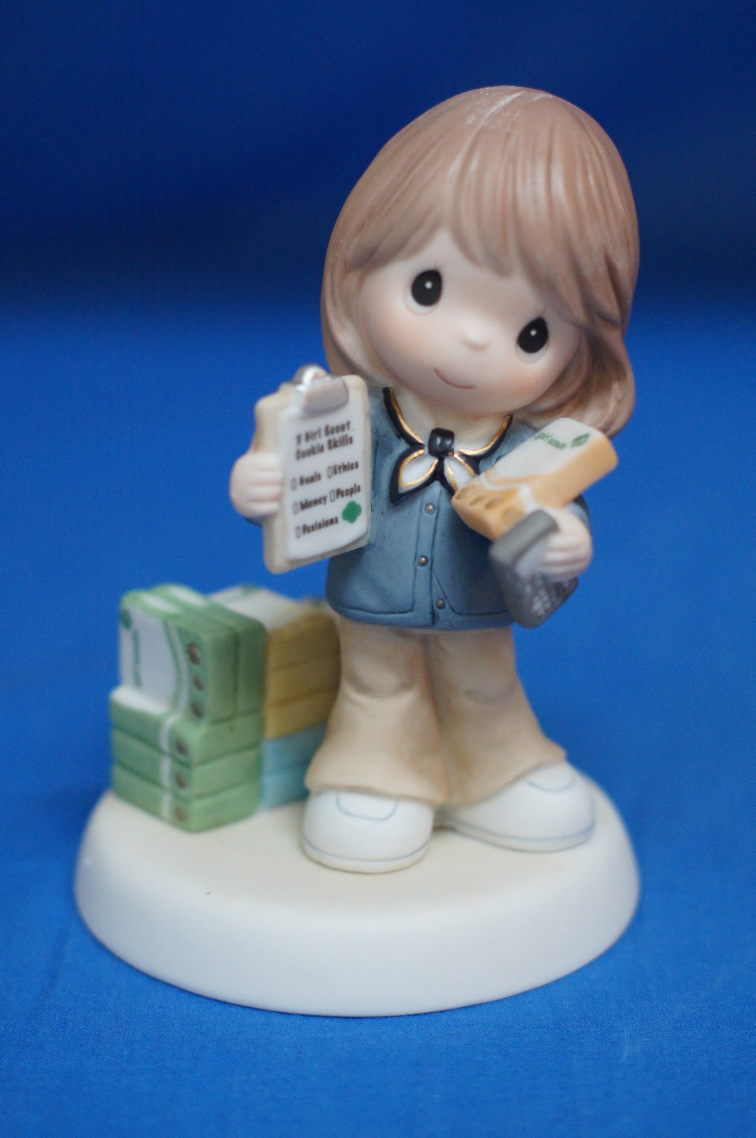 Girl Scout Volunteer We Can Always Count on You Precious Moments Figure 104032