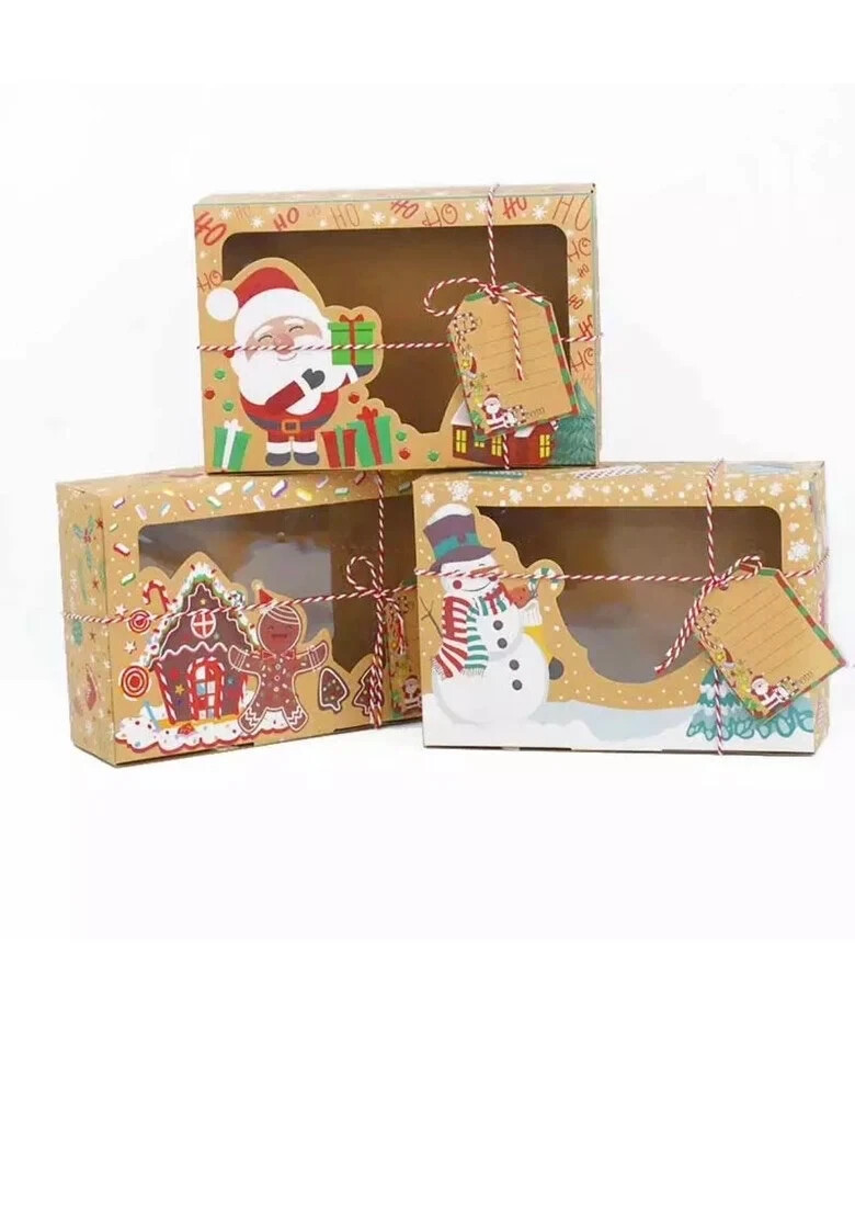 Christmas Cookie or Candy Boxes - Set of Three Christmas Cookie or Candy Boxes - Set of Three