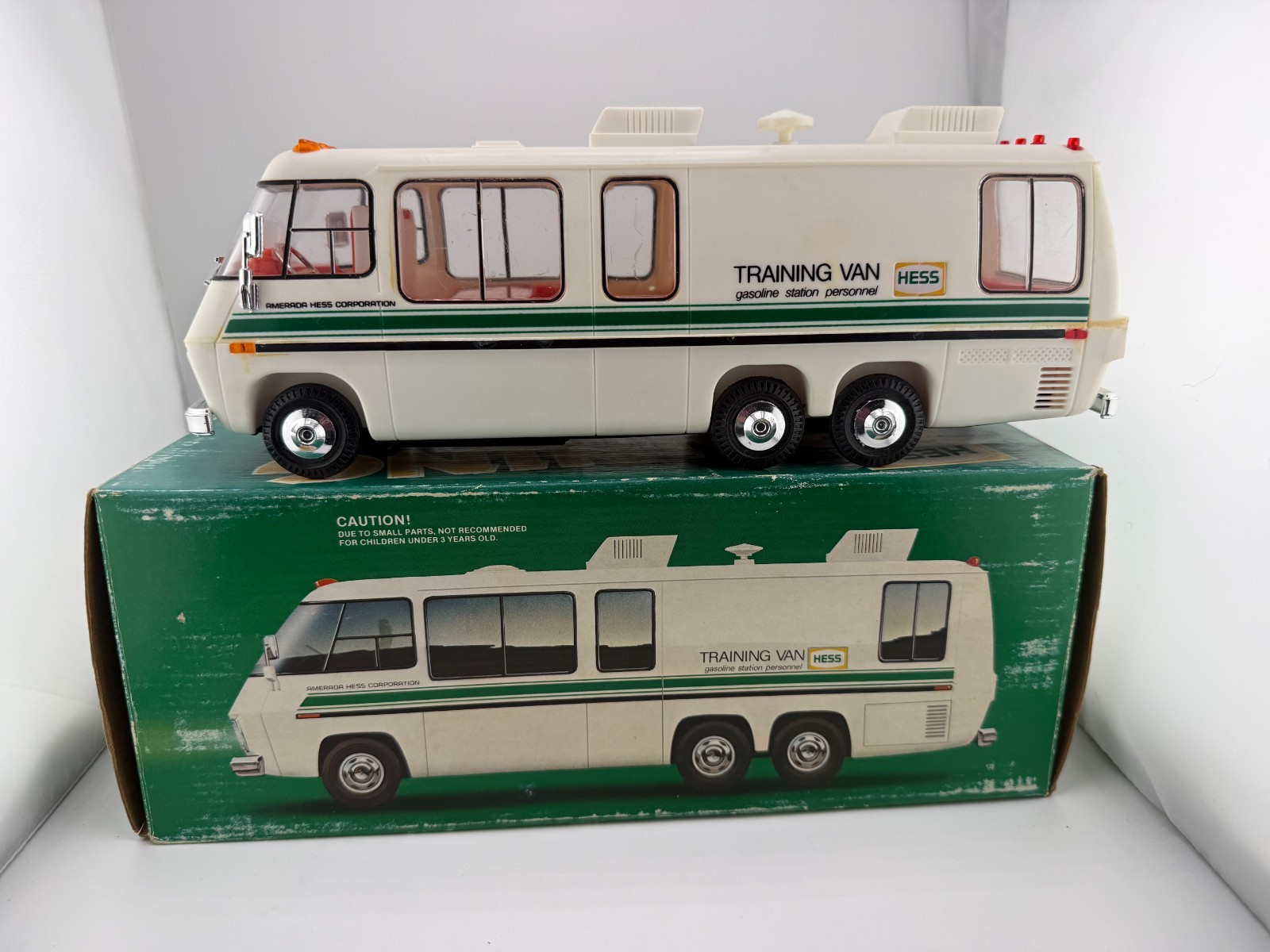 Vintage 1978 Hess Toy Training Van Gasoline Personnel RV Truck Tested Working Vintage 1978 Hess Toy Training Van Gasoline Personnel RV Truck Tested Working