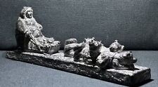 Edmund Wolf Original Art Carved Sculpture Native Inuit Eskimo Wolves Canada picture