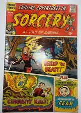 CHILLING ADVENTURES IN SORCERY #1  Archie 1972  Sabrina cover, Behold the Beast picture