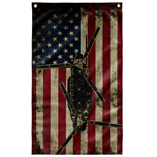 US Army MH-47 Chinook Helicopter Colorized Display USA Military Flag picture