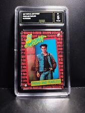 Johnny Depp Rookie, 1987 Topps Proud and Fearless #2, 21 Jump Street, GMA 5 picture