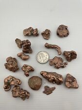 8oz Of Small Tumbled Copper Nuggets Natural Michigan Copper Native Ore Pure Cu picture