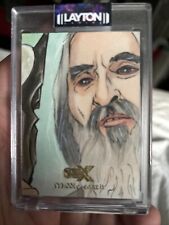 czx middle earth sketch card Saruman picture