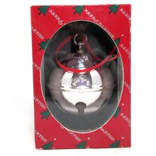 The 1999 Holly Bell by Reed & Barton Silver Plated Christmas Ornament picture