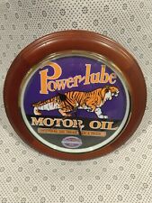 POWER - LUBE MOTOR OIL WALL CLOCK.MANCAVE. CUSTOM MADE, ARTS & CRAFTS picture