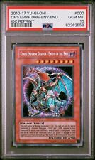 2010-11 Yu-Gi-Oh IOC #000 Chaos Emperor Dragon Envoy Of The End PSA 10 LOW POP picture