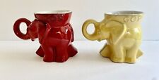 Vintage Frankoma 1975 AND 1976 Republican GOP Political Elephant Mug Cup  picture