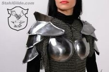 X-Mas Larp Medieval Fantasy Costume Inchwarrior Princess Inch Steel Armor picture