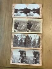 Antique Stereoview Card - Lot of 4 Yosemite Valley 1894 to 1899 picture