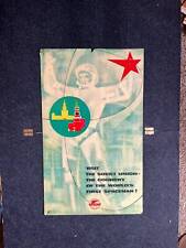 Original 1970s USSR Communist Travel Poster - Intourist Advertising - Soviet Un picture