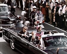 New 11x14 Photo: Dallas Motorcade of John F. Kennedy Just Before Assassination picture