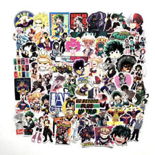 70 Pcs My Hero Academia Stickers Anime Set Stickers Vinyl Skateboard Decals picture