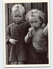 Postcard Miners Children (Tyneside), England picture