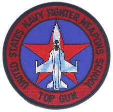 Top Gun Fighter Weapons School Navy 4 inch Patch HFLB1106 F3D25H picture
