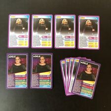 Adele Top Trumps Pop Stars 11 Card Lot Music Celebrity Rookie 2015 2021 picture