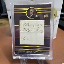 Pieces Of The Past Alexander Hamilton Jumbo Written Relic 🔥🇺🇸🦅💵 picture