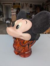 Vintage 1990's Disney Mickey Mouse Snapback Cap Hat 3D Plastic Face Plush Ears picture