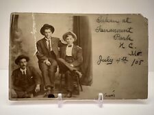Very Rare Vintage 1905 Billy Gedney & Eddie Hana July 4th Fairmount Park K.C. picture