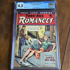 Teen-Age Romances #36 (1954) - Matt Baker Cover and Art - CGC 4.5 picture